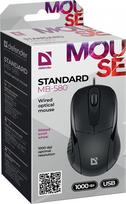 kompiuteris mouse - STANDARD MB-580 black (Juoda) - 2 nuotrauka