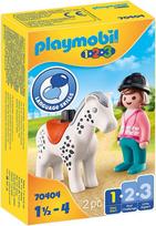 Playmobil 1.2.3 - Rider with Horse 70404