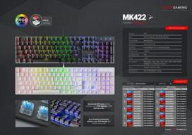 mechanical keyboard red switches - Mars Gaming MK422WRUS - 4 nuotrauka