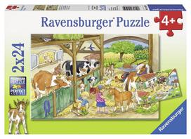Ravensburger Puzzle Day At The Farm 2x24pcs 091959
