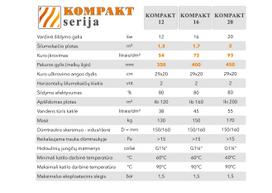 kieto kuro katilai 16 - Kieto kuro katilas KOMPAKT 16, 16kW - 5 nuotrauka