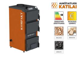 kieto kuro katilai 12 - Kieto kuro katilas KOMPAKT 12, 12kW - 2 nuotrauka