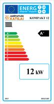 kieto kuro katilai 12 - Kieto kuro katilas KOMPAKT 12, 12kW - 3 nuotrauka