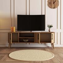Pirkti TV staliukas Kalune Design Exxen 1586, ąžuolo, 1500 mm x 340 mm x 520 mm - Photo 4
