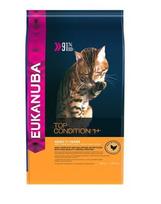 sausas kaciu maistas 10kg - EUKANUBA Cat Adult All Breeds Top Condition Chicken & Liver 10 kg - 1 nuotrauka
