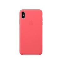 iPhone XS Max Leather Case - Peony Pink