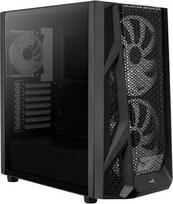 atx korpusai - Aerocool AirHawk Duo ARGB E-ATX Mid-Tower Black - 2 nuotrauka