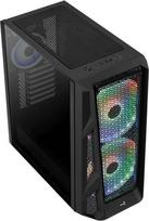 atx korpusai - Aerocool AirHawk Duo ARGB E-ATX Mid-Tower Black - 3 nuotrauka