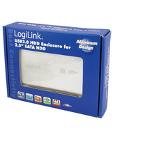 Pirkti Logilink External HDD Enclosure 2,5’’ SATA USB 2.0 Silver UA0041A - Photo 3