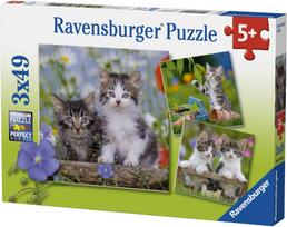 Ravensburger Puzzle Kittens 3x49pcs 080465
