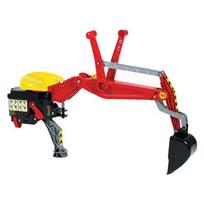 prikabinamas krautuvai - Rolly Toys galinio ekskavatoriaus prikabinamas kaušo krautuvas - 1 nuotrauka