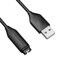 usb data cable - Įkrovimo laidas Nillkin USB Data and Charging Cable for Garmin Watch, juoda - 2 nuotrauka