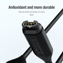 usb data cable - Įkrovimo laidas Nillkin USB Data and Charging Cable for Garmin Watch, juoda - 3 nuotrauka