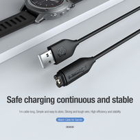 usb data cable - Įkrovimo laidas Nillkin USB Data and Charging Cable for Garmin Watch, juoda - 6 nuotrauka