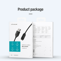 usb data cable - Įkrovimo laidas Nillkin USB Data and Charging Cable for Garmin Watch, juoda - 7 nuotrauka
