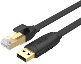 Unitek RJ-45 to USB-A Y-SP02001B, juoda, 1.8 m