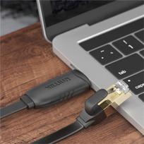 usb y cable - Unitek RJ-45 to USB-A Y-SP02001B, juoda, 1.8 m - 5 nuotrauka