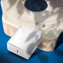 45w adapteris - Forcell TFK-TC-45WPD, USB Type-C, balta - 3 nuotrauka