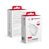 45w adapteris - Forcell TFK-TC-45WPD, USB Type-C, balta - 4 nuotrauka