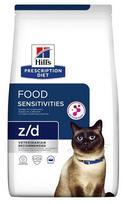 hill's prescription diet feline z -  Hill's Prescription Diet Food Sensitivities z/d, 1.5 kg - 1 nuotrauka