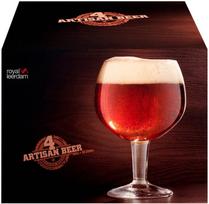 tauras - Alaus taurių komplektas Royal Leerdam Artisan, stiklas, 0.6 l, 4 vnt. - 3 nuotrauka
