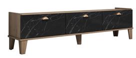 TV staliukas Kalune Design Sumer E3630, juodas/rudas