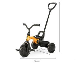 triratukas - Qplay triratukas Ant Plus, Yellow - 4 nuotrauka