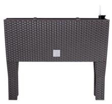 prosperplast rato - Plastikinis vazonas RATO CASE HIGH, su kojelėmis, rudos sp., 60 x 25 x 46 cm - 3 nuotrauka