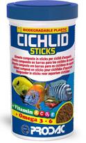 pasarai zuvims - Maistas žuvims Prodac Cichlid Sticks CIC1200, 0.450 kg - 1 nuotrauka