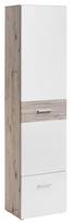prieskambario baldai - ASM Gustavo V w/ Pillow Hallway Wall Unit Set Gloss White/Wellington Oak - 2 nuotrauka
