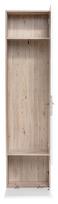 prieskambario baldai - ASM Gustavo V w/ Pillow Hallway Wall Unit Set Gloss White/Wellington Oak - 3 nuotrauka