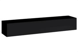 sekcija juoda - ASM Switch XV Living Room Wall Unit Set Black - 6 nuotrauka