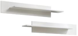 sekcijos svetainei - ASM Fly G Living Room Wall Unit Set Vertical Glass White/White Gloss - 3 nuotrauka