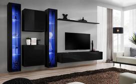 display vitrina - ASM Switch WW 1 Hanging Display Cabinet Black - 2 nuotrauka