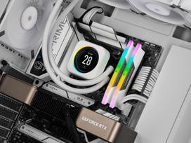 ddr5 6400 - Corsair Vengeance RGB White, DDR5, 32 GB, 5600 MHz - 6 nuotrauka