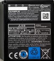ikraunami akumuliatoriai li ion - Olympus battery BLH-1 - 2 nuotrauka