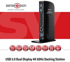 usb c dual hdmi - CLUB 3D DOCK USB A+C to DUAL 4K60Hz, DOCCLUCSV_1460 - 2 nuotrauka