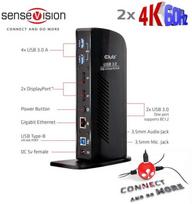 usb c dual hdmi - CLUB 3D DOCK USB A+C to DUAL 4K60Hz, DOCCLUCSV_1460 - 3 nuotrauka