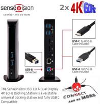 usb c dual hdmi - CLUB 3D DOCK USB A+C to DUAL 4K60Hz, DOCCLUCSV_1460 - 4 nuotrauka