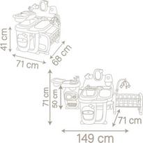 centruose - Lėlių priežiūros rinkinys Smoby Baby Nurse Set - 8 nuotrauka