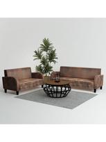Sofa VLX 2 Piece Set 275226, ruda, 70 x 139 x 76 cm