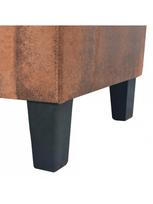 sofos dirbtines odos - Sofa VLX 2 Piece Set 275226, ruda, 70 x 139 x 76 cm - 9 nuotrauka