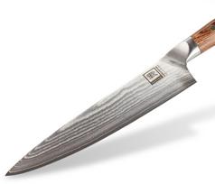 sefo peilis damasko - Oleio Zayiko Damascus Chief®s Knife Olive 20.3 cm - 4 nuotrauka