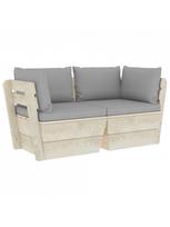 sodo baldai is paleciu - Sodo sofa VLX 3063385, ruda - 2 nuotrauka