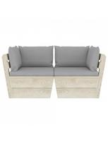 sodo baldai is paleciu - Sodo sofa VLX 3063385, ruda - 3 nuotrauka