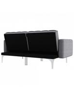 dviviete sofa lov - Sofa-lova VLX Universal 247215, pilka, 175.5 x 84 x 79.5 cm - 4 nuotrauka