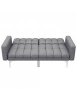 dviviete sofa lov - Sofa-lova VLX Universal 247215, pilka, 175.5 x 84 x 79.5 cm - 5 nuotrauka