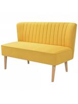 Sofa VLX Fabric 244074, geltona, 117 x 55.5 x 77 cm
