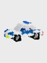 plus konstruktorius - PLUS PLUS konstruktorius Basic Police 760 pcs, 3762 - 4 nuotrauka