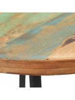 pigu lt valgomojo stalai - Valgomojo stalas VLX Solid Reclaimed Wood 320484, rudas/juodas, 800 mm x 800 mm x 750 mm - 3 nuotrauka